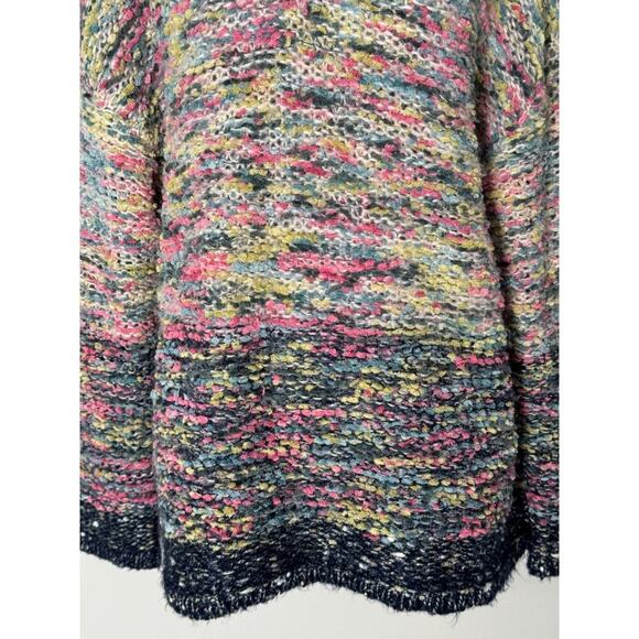 Easel Ombre Multi Color Chunky Knit Sweater S/M - Picture 8 of 8